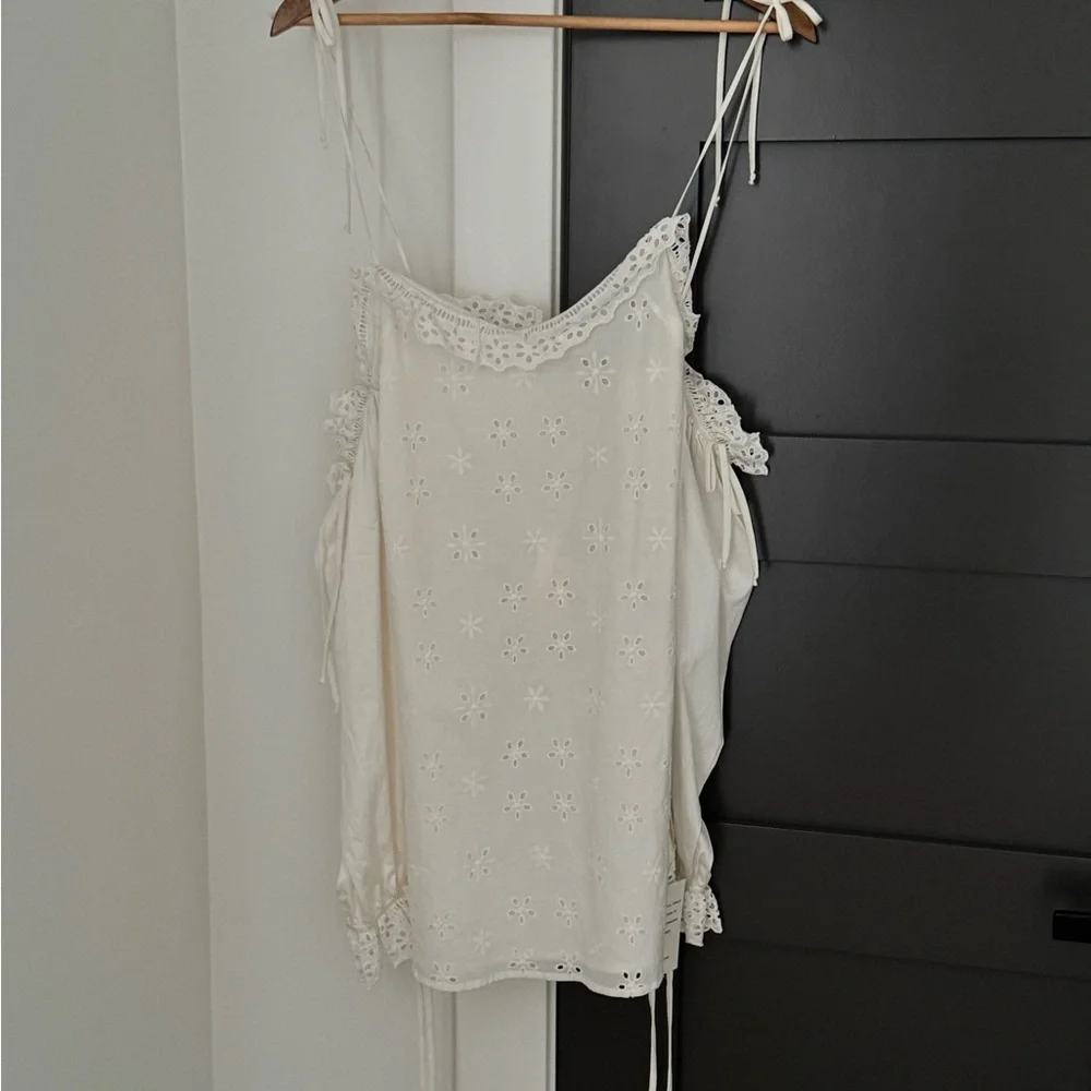 For Love And Lemons White Lace Mini Dress - Picture 2 of 14